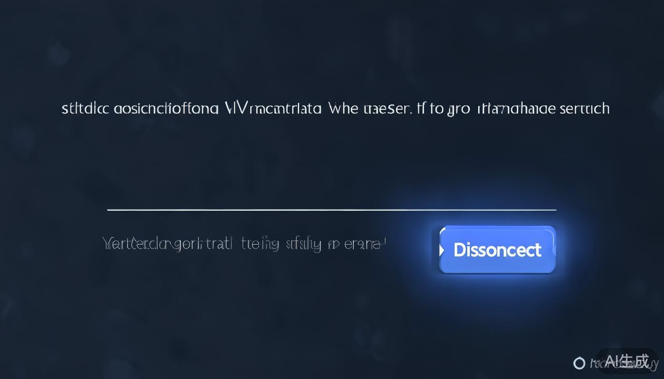 6.断开连接：完成交易或不需要VPN时，点击“断开